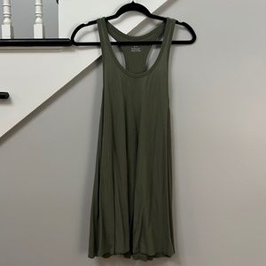 Aerie XS green racer back dress